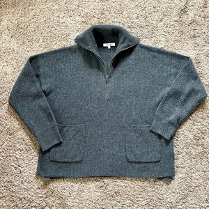 Madewell Glenbrook Half Zip Pullover Sweater 3A